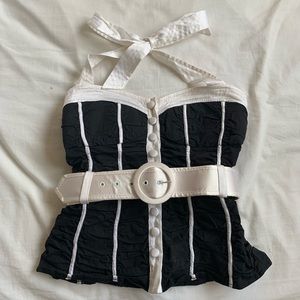 Corset Top with Belt